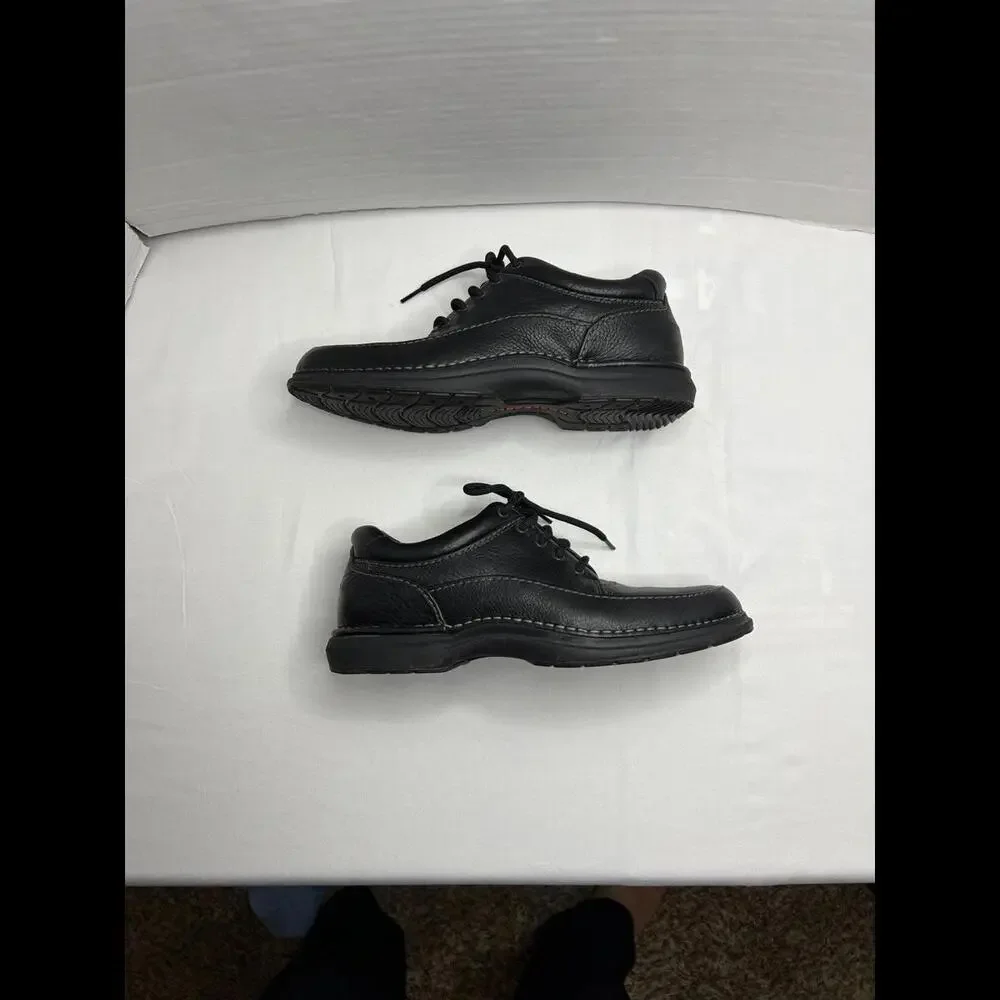 Rockport Mens‎ On Road Oxford Black Shoes Mens Sz 9.5